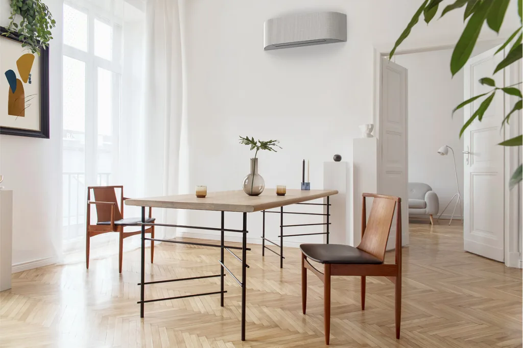 mooie airco in interieur